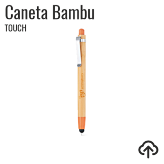 Esferográfica em Bambu personalizada touch