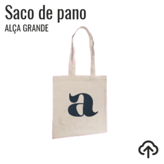 saco de pano em algodão