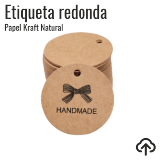 Etiquetas em papel Kraft