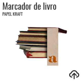 Marca páginas em Kraft