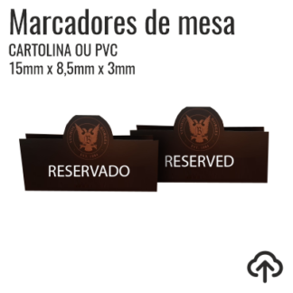 marcadores de mesa
