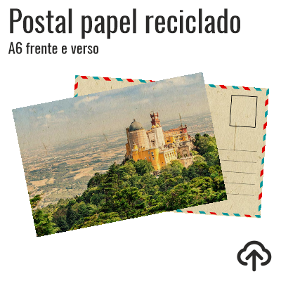 Postal Rellenada Postal em Papel Reciclado | Postais | Imprimir Fácil 365 d