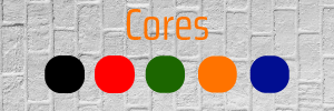 Cores palheta